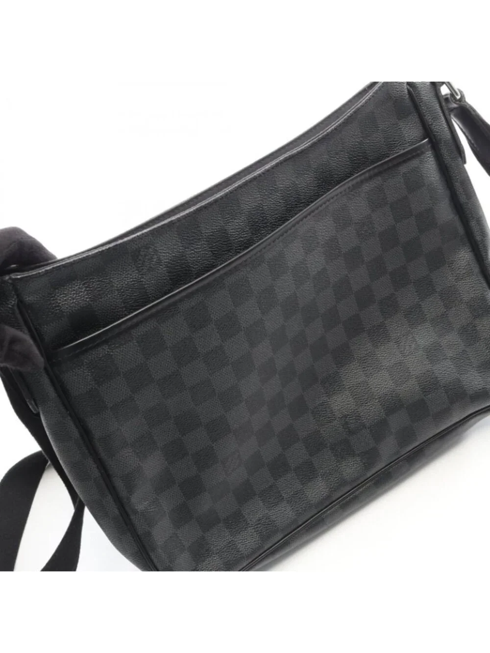 Louis Vuitton Shoulder Bag Daniel MM Canvas Leather